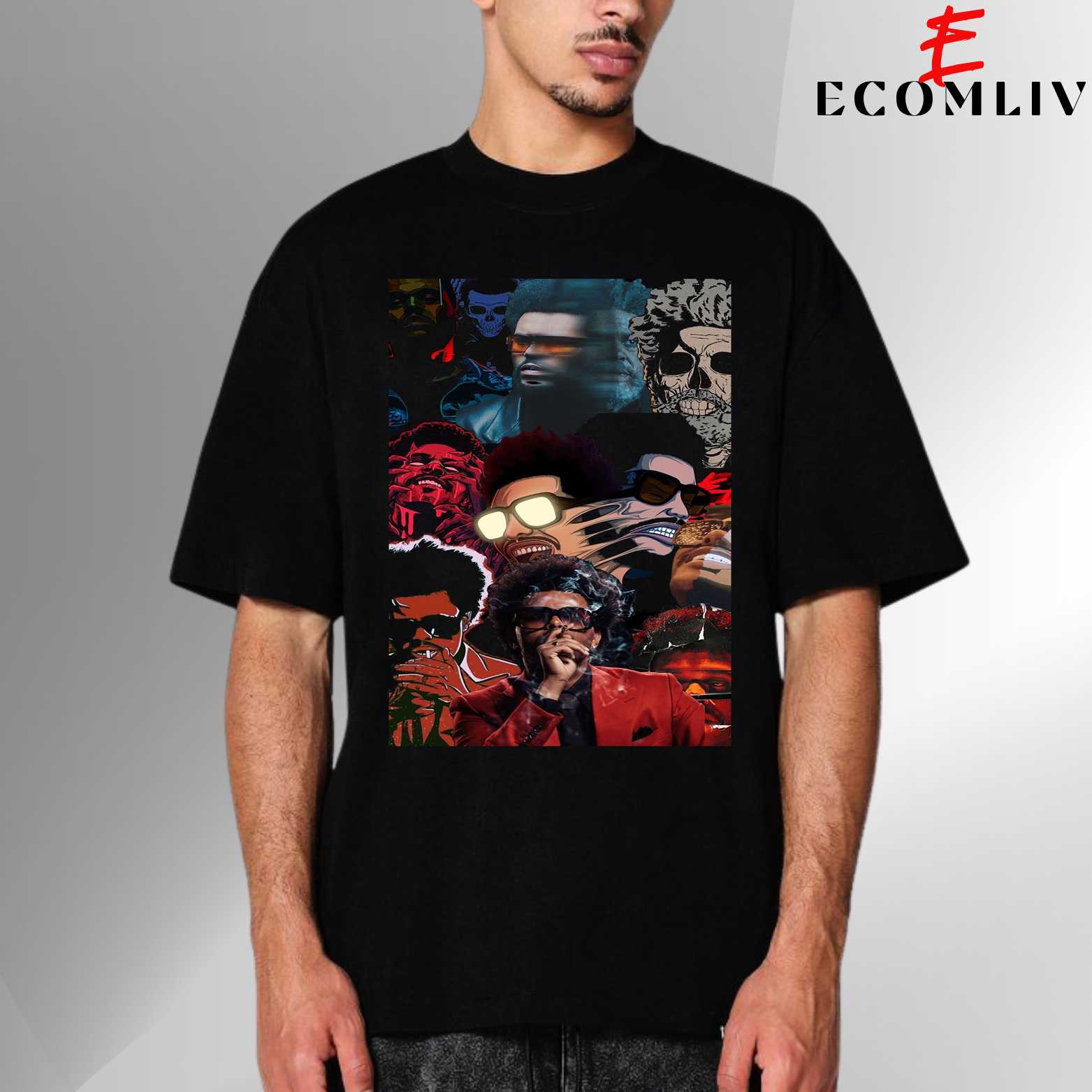 The Weeknd Graphic Tee, Streetwear Aesthetic Shirt